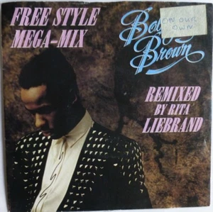 BOBBY BROWN - FREE STYLE MEGA-MIX 1990 7" VINYL SINGLE. MCA 1421. - Imagen 1 de 4