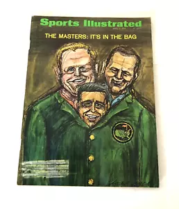 1966 Sports Illustrated JACK NICKLAUS Gary Player ARNOLD PALMER at The MASTERS ! - Picture 1 of 1