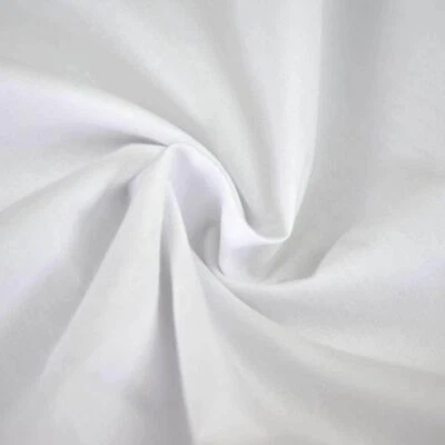 WHITE 100% Cotton Craft Fabric CUFFIN IHRAM HAJJ UMRAH Material - Image 1 of 2
