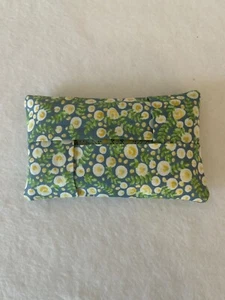 Tasche Taschentuch Halter für Handtasche 3 "x 5" Blumen Handarbeit - Bild 1 von 3
