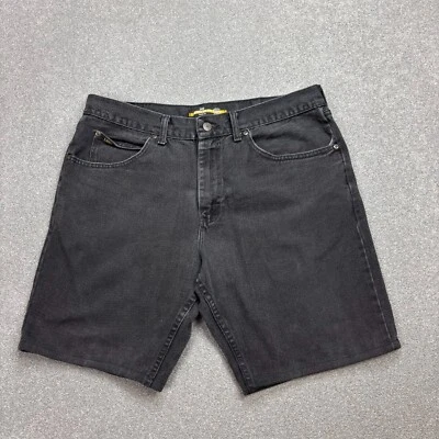 Pantalones Cortos Lee Denim Adulto W36 Negros Carpintero Relajado Hip Hop Ropa de Trabajo Para Hombres* Foto 1 de 4