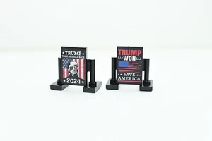 Trump 2024 Yard Sign Custom Model compatible and Built with LEGO® Bricks - Picture 1 of 1