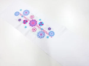 7143493: JAPANESE KIMONO / NEW! EMBROIDERED HAN-ERI / MADE IN JAPAN - Picture 1 of 1