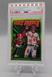 2024 Topps Chrome Ultra Violet All-Stars Bryce Harper #UV-7 PSA 9 - Phillies - Picture 1 of 2