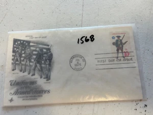 U. S. Stamp FDC # 1568 - Militia Services - ArtCraft cachet- comb. shipping - Picture 1 of 1