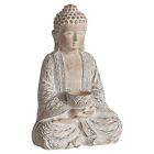 Buddha Dekofigur Figur Skulptur Statue Kunstharz Beige H 30 cm