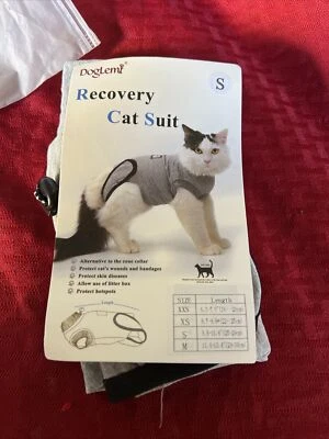 Doglemi猫恢复套装适用于手术后的腹部伤口和皮肤病 — 第 1/2 张图片