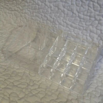 Acrílico Transparente Multi Compartimento Maquillaje Arte Artesanía Organizador Almacenamiento Decoración Moderno Foto 1 de 4