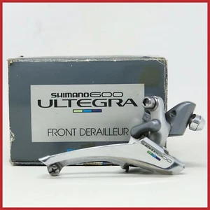 NOS SHIMANO ULTEGRA 600 FRONT DERAILLEUR FD-6400 MECH BRAZE-ON VINTAGE 90S 6400 - Imagen 1 de 8