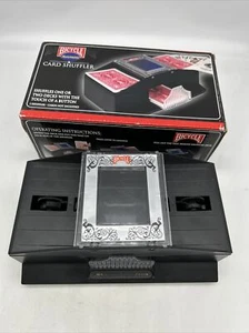 Bicycle Automatic Card Shuffler Two Decks With Box 9V Battery Operated Tested - Picture 1 of 11