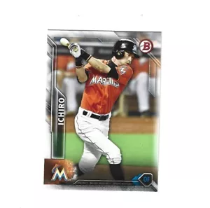 Bowman #50 Ichiro Suzuki Marlins 2016 - Imagen 1 de 1