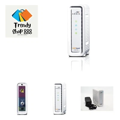 Surfboard SB6190 32x8 DOCSIS 3.0 Cable Modem with 1.4 Gbps Download and 262 U... - Image 1 of 4