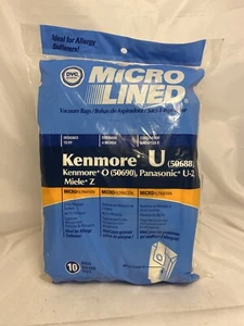 DVC Micro Lined 10 Vacuum Bags Kenmore U & O Panasonic U-2 Miele Z *O - Picture 1 of 3