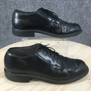 Bates Dress Shoes Mens 10 D Oxfords Black Leather Almond Toe Casual Vibram - Picture 1 of 12