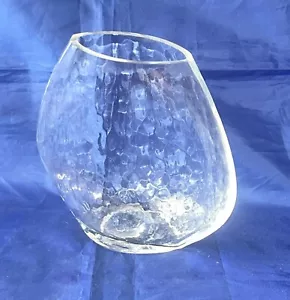 Oval Shaped Wide Vase 13cm High 15cm Wide 5cm Deep - Bild 1 von 5