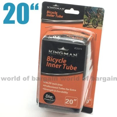 GENERIC NON BRANDED 20" inch Bike Tube Bicycle Tire Inner Interior tube 20 x 1.75 - 2.125 NIP