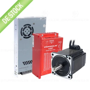Kit CNC de motor paso a paso de circuito cerrado Nema34 de 1 eje motor y controlador y fuente de alimentación de 6,5 Nm - Imagen 1 de 6