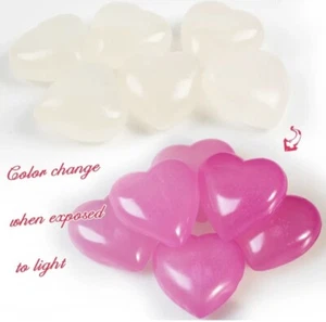 Fidget Squishy Soft Gel Jelly Color Change Heart Stress Anxiety Sensory Toy NEW - Picture 1 of 6