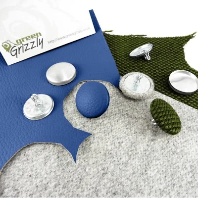 50 sets Upholstery wire hook button cover blanks Tufting various size's  - Image 1 of 3