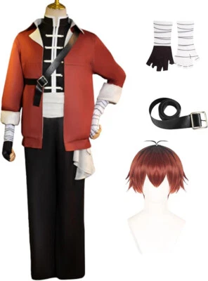 Frieren Beyond Journey's End Stark Cosplay Uniform Halloween Costume Axe Wig - Image 1 of 4