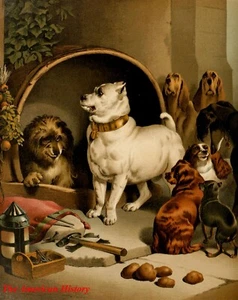 3620 Landseer, Edwin (1802-1873) - No Place Like Home - Alexander & Diogenes - Picture 1 of 2