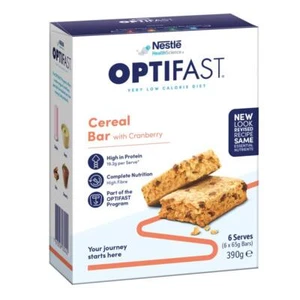 Optifast VLCD Bars Cereal 6 X 65g NEW - Picture 1 of 1