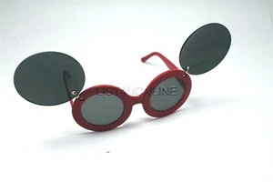 GAFAS DE SOL ABATIBLES ROJAS DRAG QUEEN RAVE MICKEY MINI LENTES NEGRAS - Imagen 1 de 3