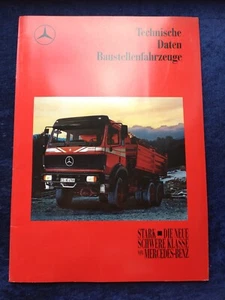 Mercedes Kipper Allradkipper Pritschenwagen Sattelzugmaschine Prospekt Mappe - Bild 1 von 7