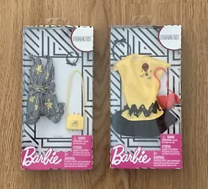 💕*NEW* Mattel Set Of Two Barbie Doll Peanuts Complete Fashion Pack Outfits 💕 - Picture 1 of 9