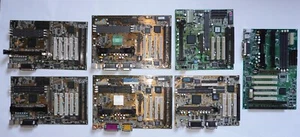 Sammlung Konvolut PC Computer Mainboard Slot1 MS6117 MS6147 AX6LC 6VTA3 6BTA2 - Bild 1 von 8