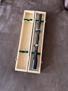Vintage J. W. Fecker Rifle Scope 7X power with mounts and Box - Picture 1 of 15