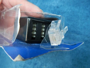Adapter TAE RJ11 St. an NFN Buchsen Telefon Kabel Verteiler Splitter Fax 0,15m - Bild 1 von 4