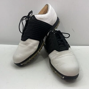 Nike Zoom Golf Shoes Black & White with replaceable Spikes - Picture 1 of 5