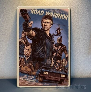 Poster in metallo Mad Max Road Warrior Mel Gibson insegna in latta 20x30 cm - Foto 1 di 5