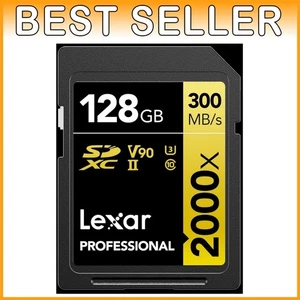 128GB Professional 2000x SD Card for Cinema-Quality Video - Picture 1 of 10