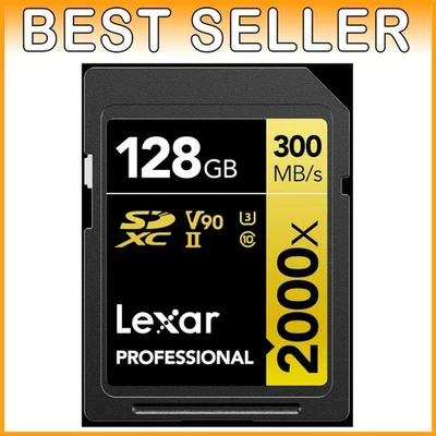 128GB Professional 2000x SD Card for Cinema-Quality Video - Image 1 of 4