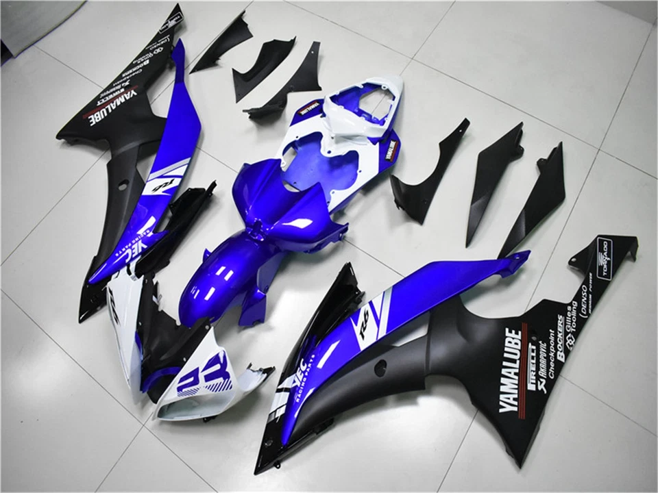 Molde de inyección azul negro carenado apto para 2008-2016 2011 YZF R6 YAMAHA r003 Foto 1 de 4