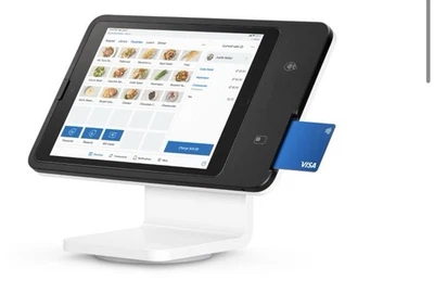 Soporte Terminal Sistema POS Cuadrado Modelo S089 Blanco Funciona iPad no incluido LIMPIO Foto 1 de 3