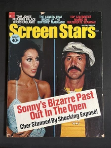 SCREEN STARS Magazine OCTOBER 1973 Sonny & Cher ELVIS PRESLEY Tom Jones - Picture 1 of 4
