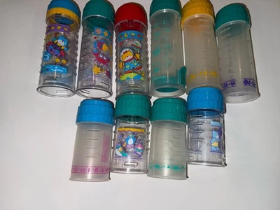 Lote 10 mamadeiras vintage 1980’s 90’s Playtex drop in nurser 8 oz 4 oz - Imagem 1 de 2