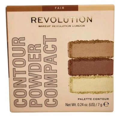 NIB Makeup Revolution London Face Powder Contour Palette Sealed Compact Fair - Image 1 of 3