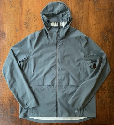 JANJI Rain Runner Jacket Gray Full Zip Ripstop Vented Lightweight Women’s XL - Image 1 of 4