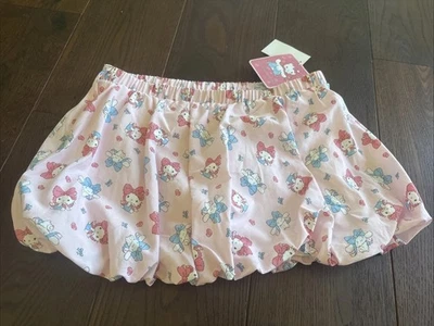 Pantalón Corto Hello Kitty Friends Sanrio M Adolescentes Niñas Burbuja Rosa Nuevo con Etiquetas Foto 1 de 4