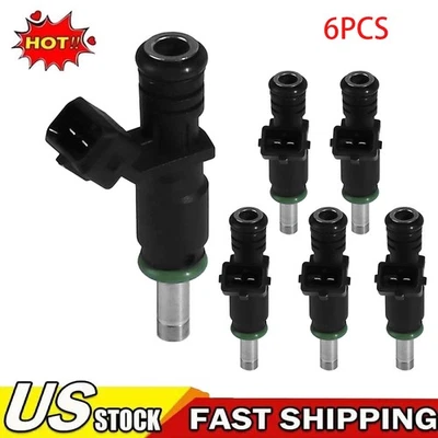 6 x Fuel Injectors 7531634 for 2006-12 BMW 128i 328i 330i X3 X5 Z4 525i 2.5/3.0L - Image 1 of 4