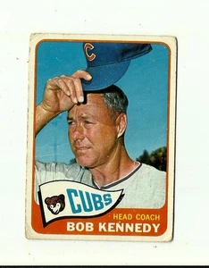 1965 TOPPS #457 Bob Kennedy: Chicago Cubs: Coach: Baseball Card: MLB - Picture 1 of 2