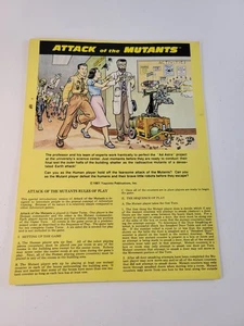 Yaquinto Angriff der Mutanten Brettspiel KOSTENLOSE Einführungsversion 1981 - Bild 1 von 3