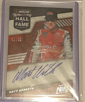 2023 Panini Prime Hall of Fame Signatures 32/49 Matt Kenseth #HFS-MKT Auto HOF - Image 1 of 2