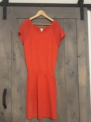 Boston Proper Mujeres L Seda Cachemira Cintura Caída Camisa Suéter Vestido Pullover Suave Foto 1 de 4