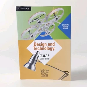 Cambridge Design and Technology: Stage 5 2nd Edition Paperback Book Rocca, Scott - Picture 1 of 10