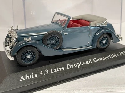 Alvis 4.3 Litre Drophead Convertible 1938 1:43 Ixo Altaya diecast auto - Immagine 1 di 4